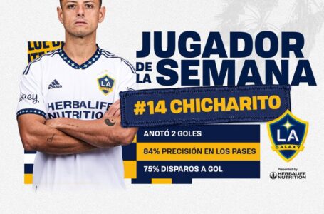 Chicharito es el jugador de la semana en la MLS.