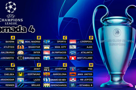 JORNADA 4 DE CHAMPIONS LEAGUE