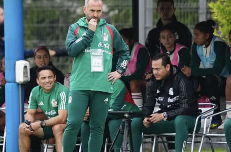 Agridulce debut de Pedro López con el Tri Femenil