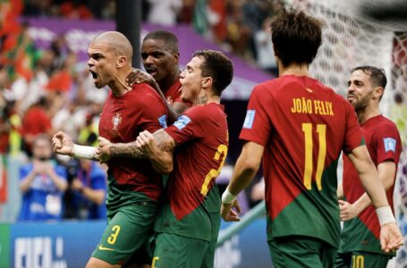 Portugal golea a Suiza